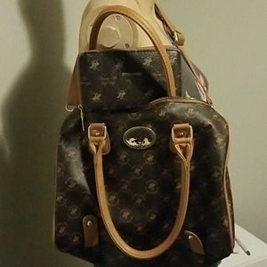 Beverly Hills polo club purse with wallet